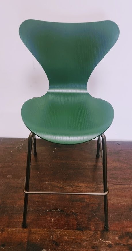 Fritz Hansen - Arne Jacobsen - 椅 - 系列 7 Junior - 木, 金屬 - 儿童椅 #1.0