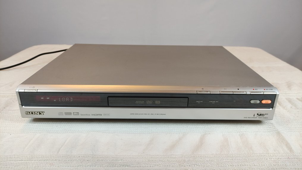 Sony RDR-HX825 DVD Recorder Συσκευή αναπαραγωγής DVD #1.0
