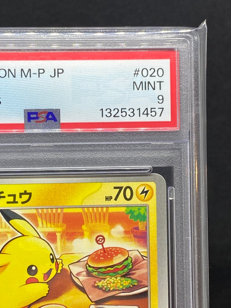 Pokémon - 1 Graded card - Pikachu Mcdonalds Promo 020/M-P Kampagnekort - PSA 9 #2.1