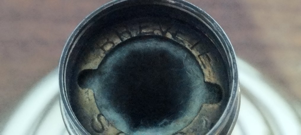 Maris & Besnard - Candlestick ceramic candle holder (2) - Copper, Brass, Ceramic, Glass #4.3