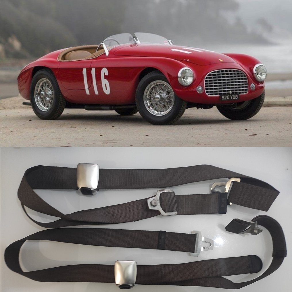 Ferrari 125S, 166 Inter, 166 MM, 195S, 257S, 195 Inter, 212, 342 America, ensemble de 2 ceintures de - Bang - Ferrari #1.0