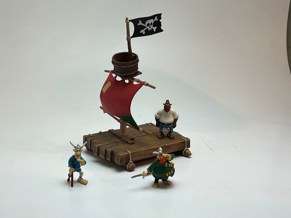 Asterix, piratenvlot - 4 Figure - Plastoy - 2002 #1.0