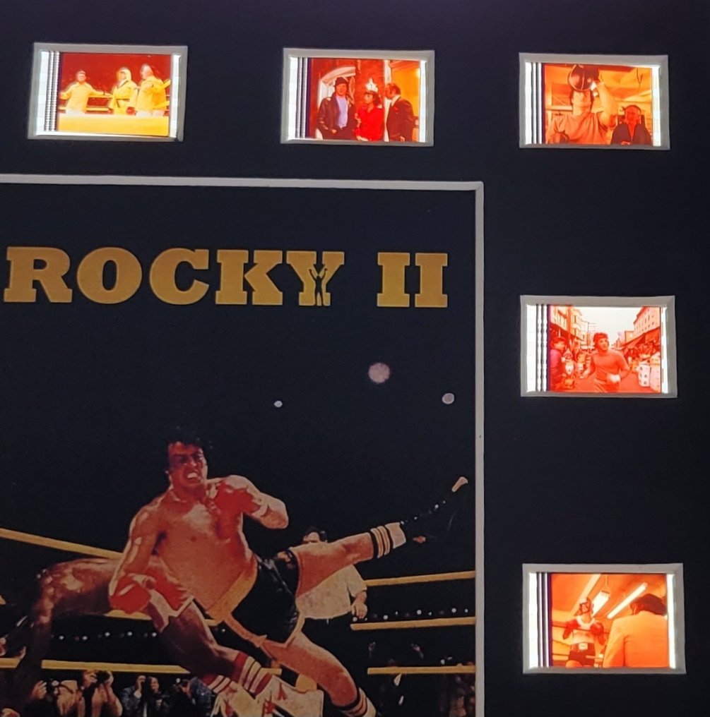 Rocky II - Framed Film Cell Display with COA #3.2