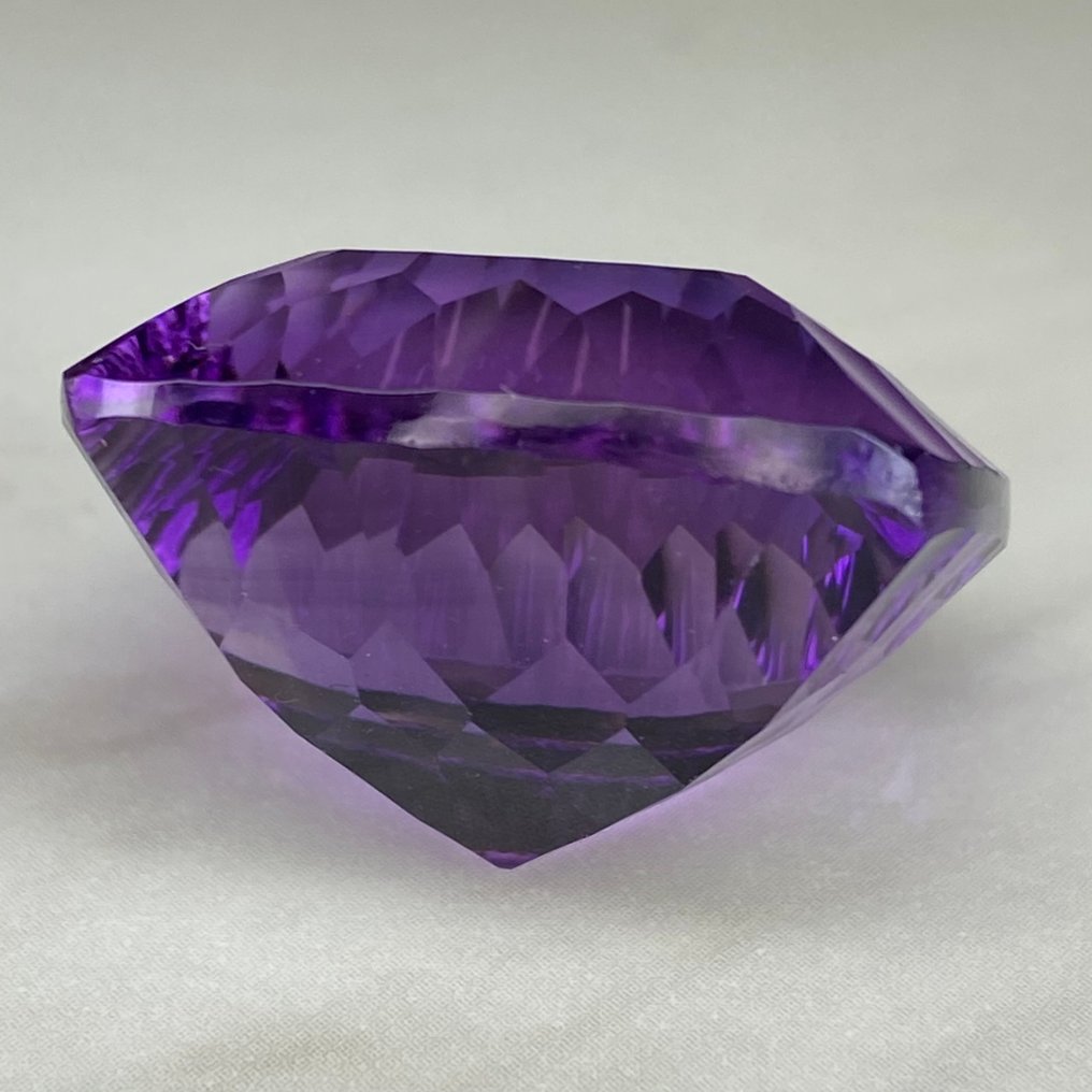 没有保留价 紫色 紫水晶 - 77.75 ct - 国际有色宝石协会(ICA GemLab) - 专属精准切割 #4.3
