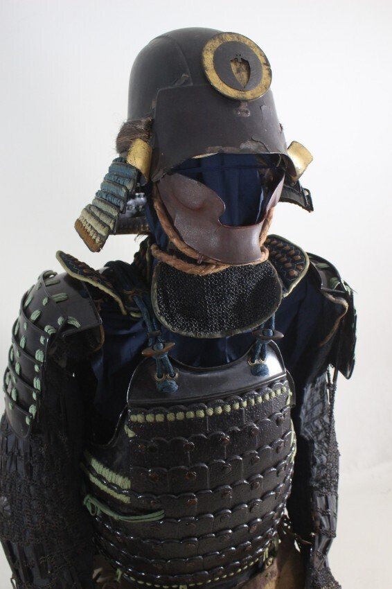 Πανοπλία - Ιαπωνία - Τετσού Κουρούροσι Τατακίνουρι Ιγιοζάνε Νίμαϊδο Γκούσοκου Γουρίο με χαρτί κρίσης : Y1-151 Μέσα της περιόδου Edo #3.2