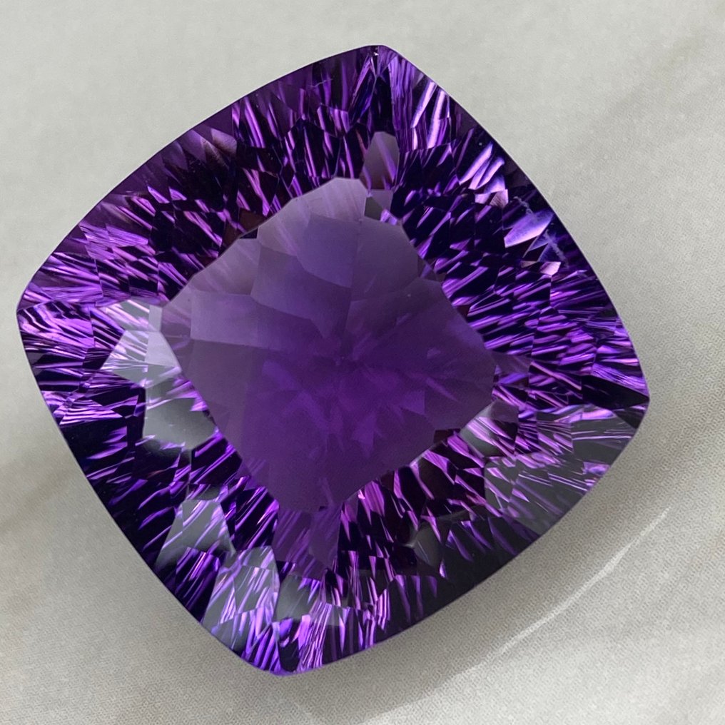 没有保留价 紫色 紫水晶 - 77.75 ct - 国际有色宝石协会(ICA GemLab) - 专属精准切割 #2.1