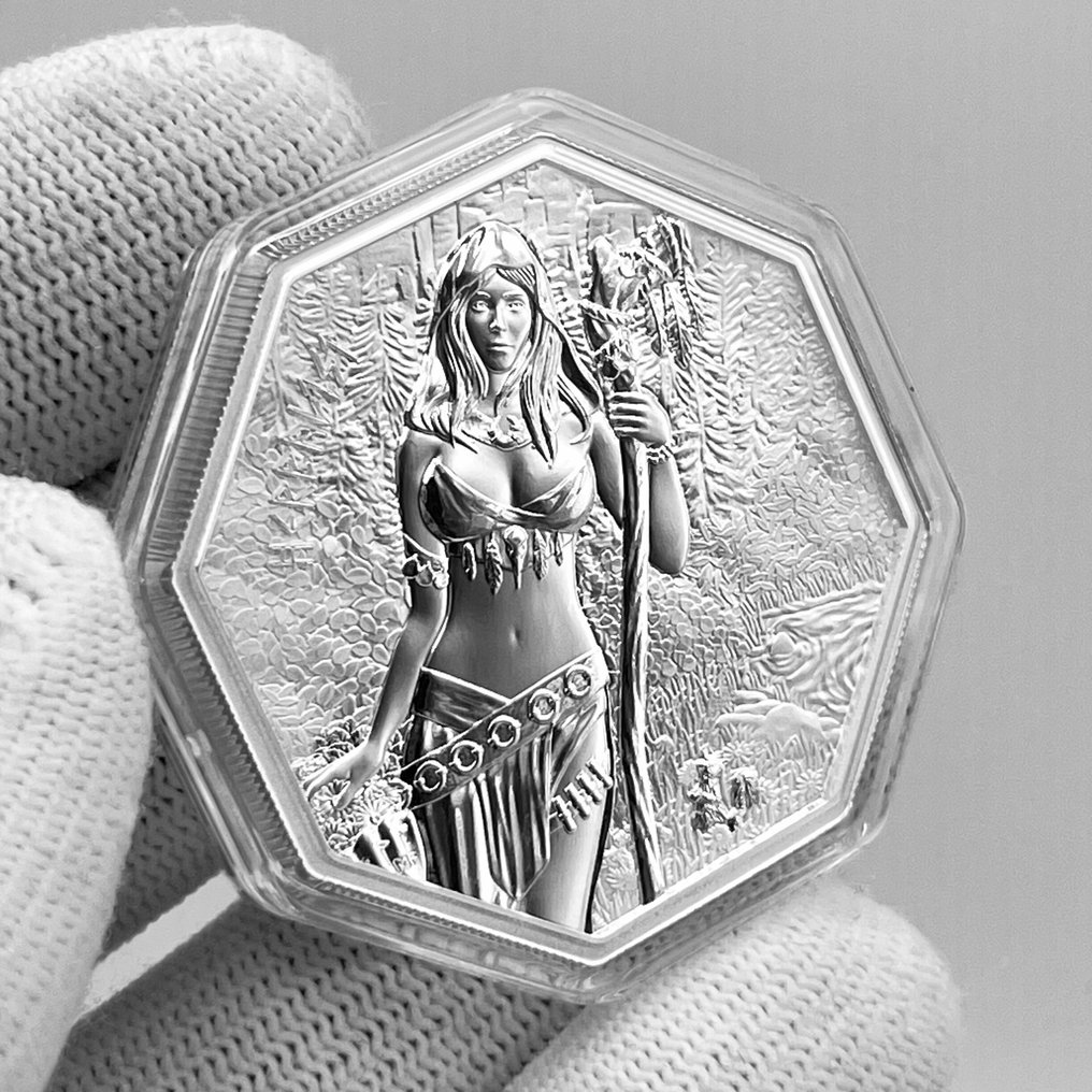 Γερμανία. 5 Mark 2025 – Witchcraft Series: Herbalist Ritual – 1 oz Silver coin – Ag .999 (χωρίς τιμή ασφαλείας) #2.1