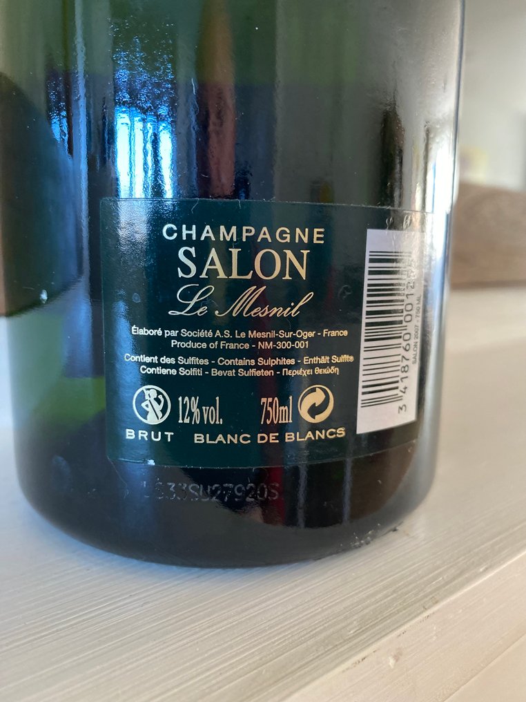 2007 Salon, Cuvée S, Le Mesnil - Champagne Blanc de Blancs - 1 Pullo (0.75L) #4.3