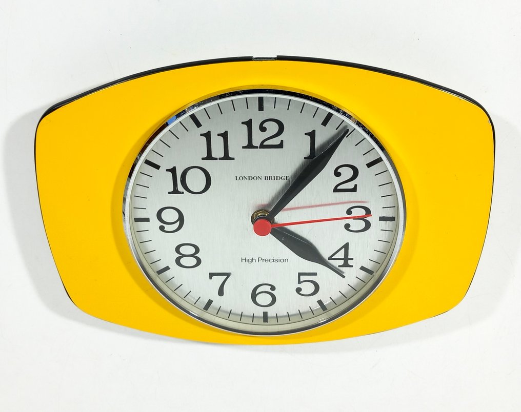 Horloge murale - London Bridge - Acier, Bois - 1960-1970 #4.3