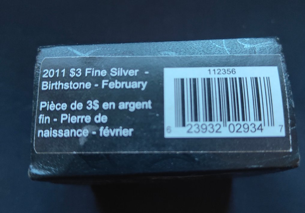 Canada. 3 Dollars 2011  (Sans prix de réserve) #4.3