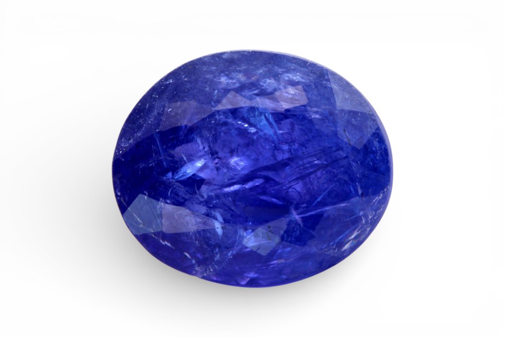 没有保留价 蓝色, 紫罗兰色 坦桑石  - 9.91 ct - 西班牙宝石学院（IGE） #1.0