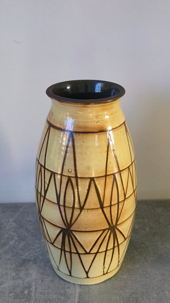 Váza - Részletes és gazdagon díszített - Kerámia, Máz #1.0