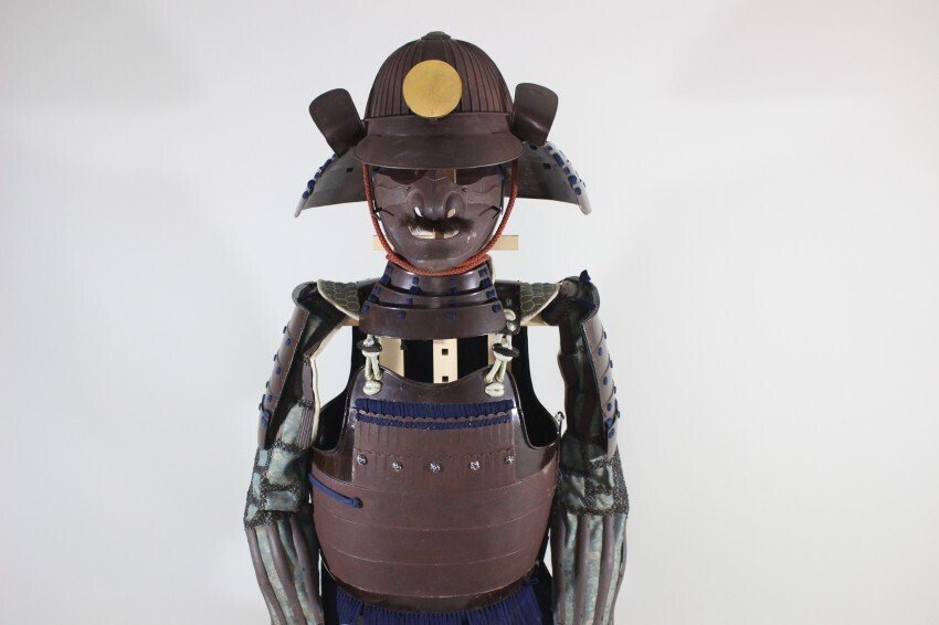 盔甲 - 日本 - 铁沙铁漆大泽川尼麻布甲胄，盔甲/判定书：Y1-11 江戶時代晚期 #4.3