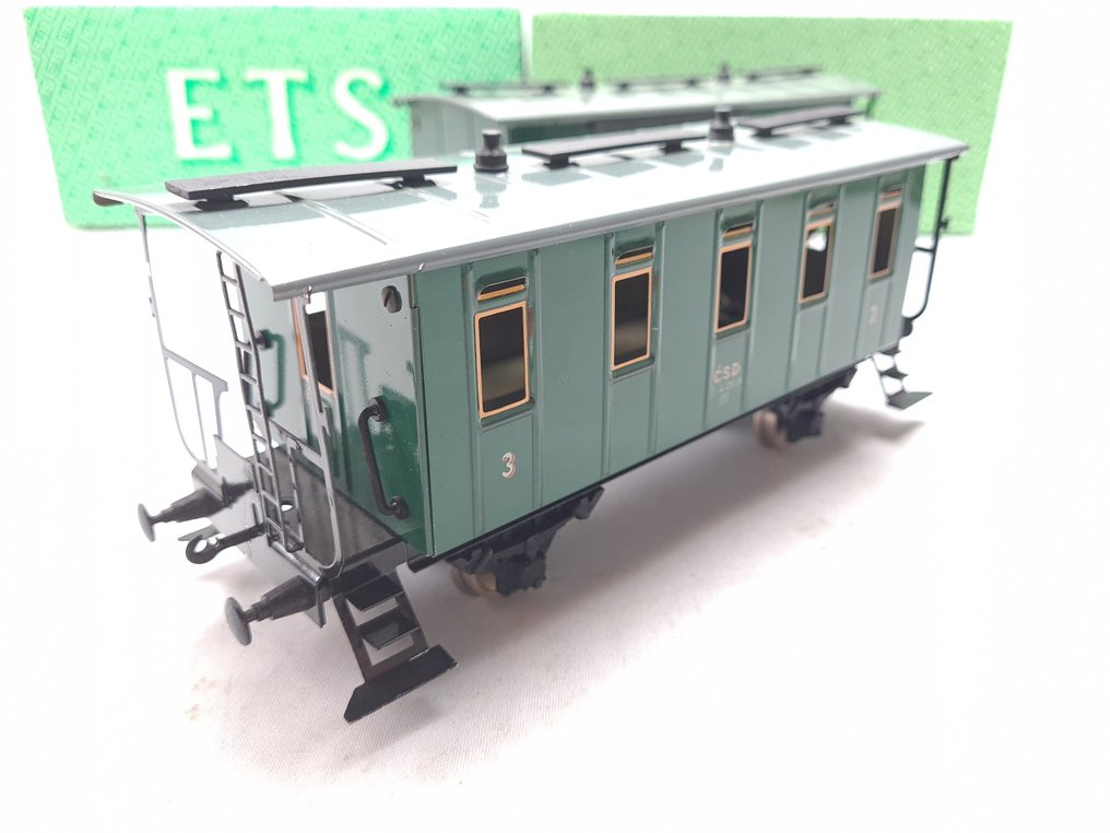 ETS 0轨 - 301/501 - 模型火车客运车厢 (2) - 两人车厢 - CSD #3.2