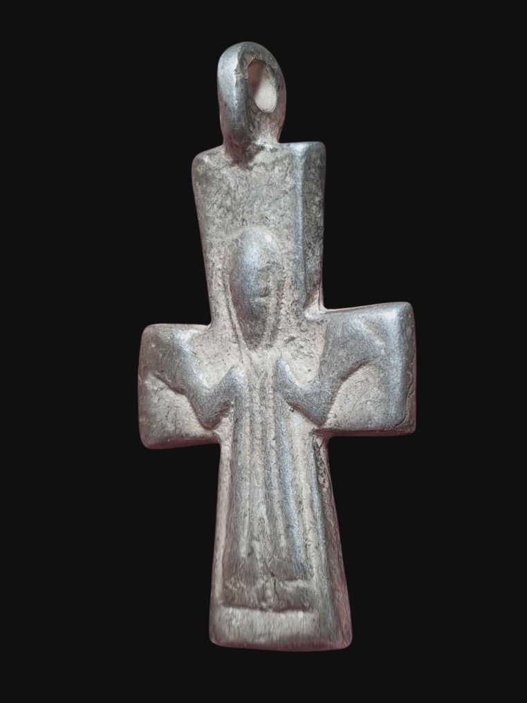 Bysantisk Silver, Underbara Maria Hänge  (Utan reservationspris) #1.0