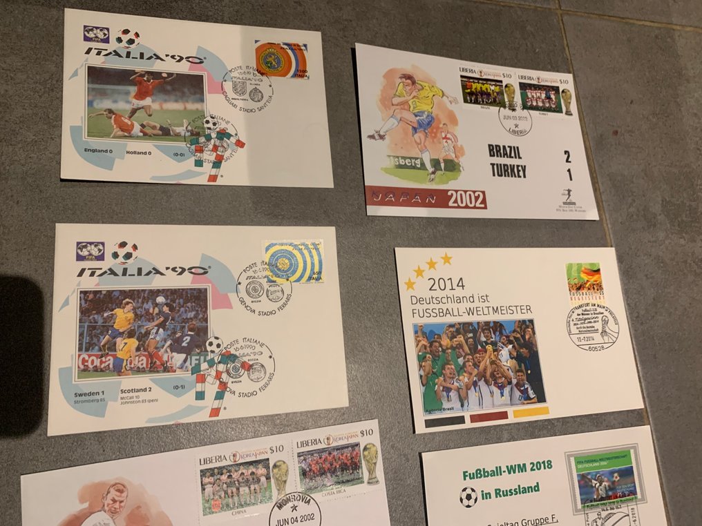 欧洲 / 世界 1986/2018 - 第一天信封足球 #2.1