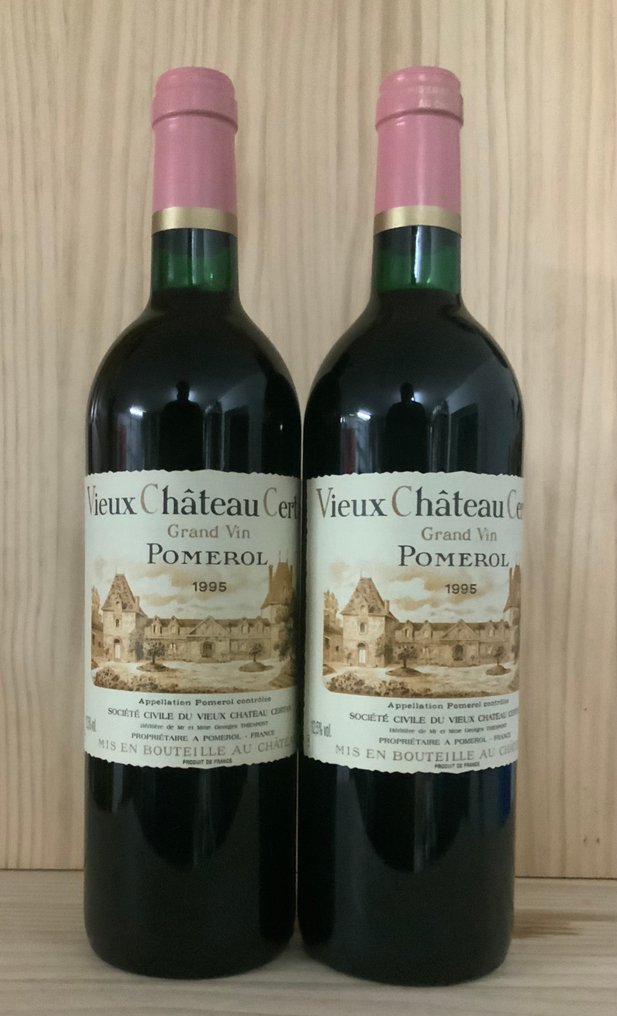 1995 Vieux Chateau Certan - Bordeaux, Pomerol - 2 Flaskor (0,75L) #1.0