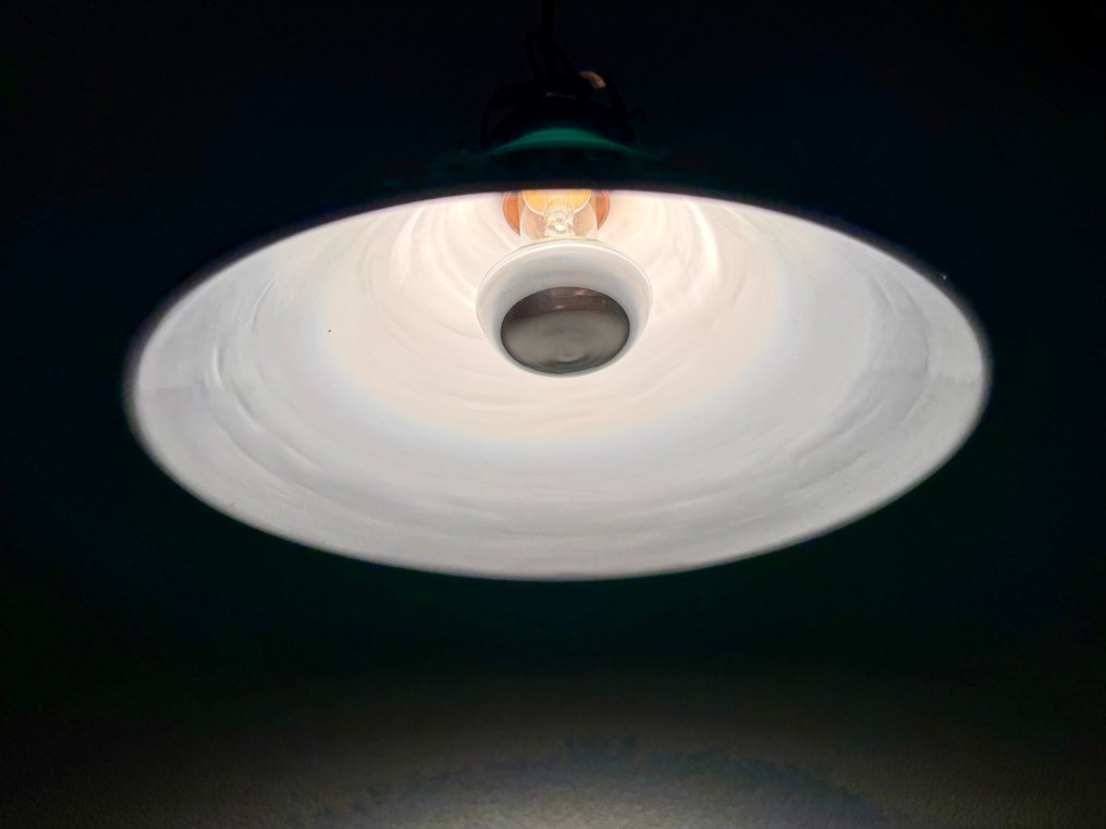 1920s Zenith London - 掛燈 - 乳白色玻璃 #4.3