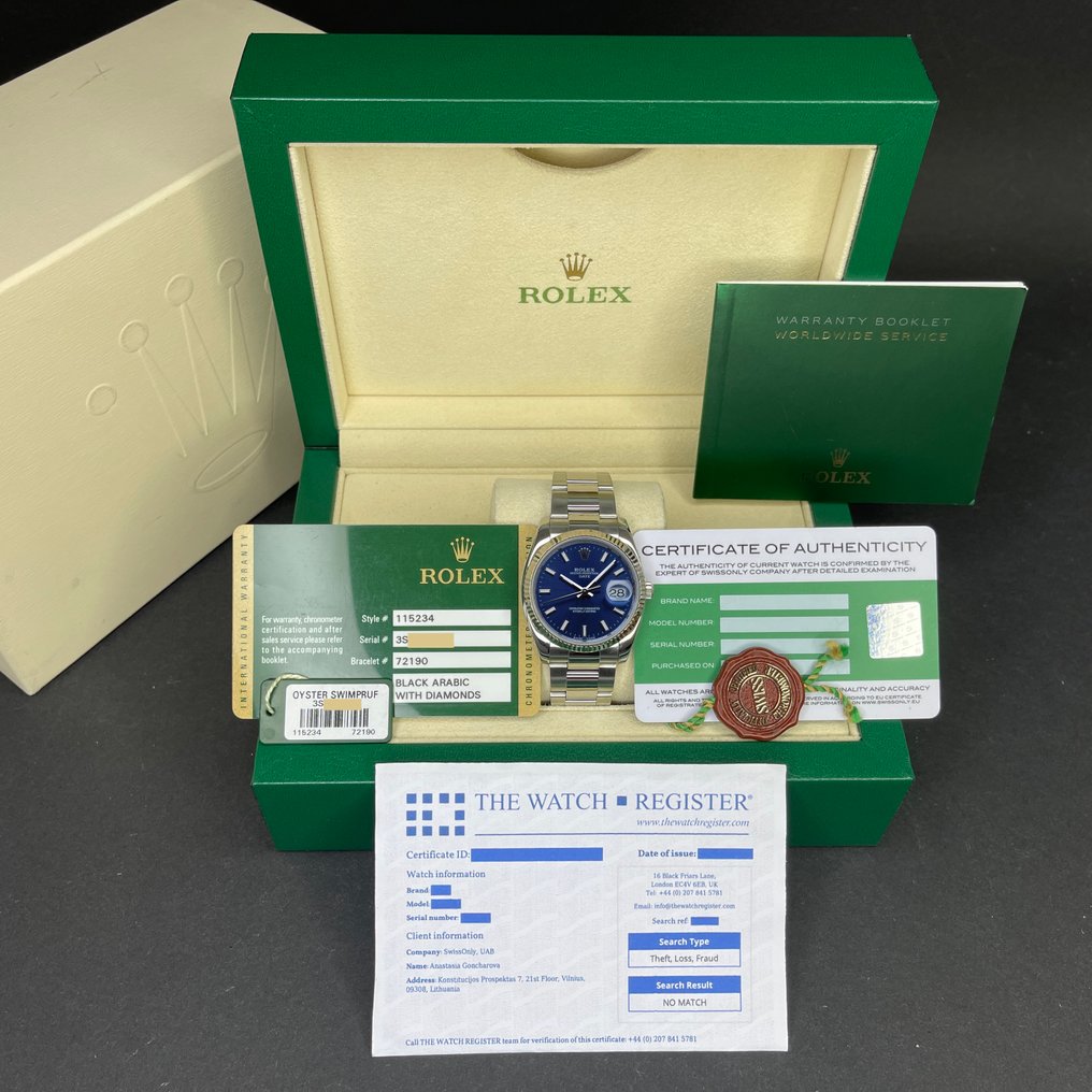Rolex - Oyster Perpetual Date - 115234 - Unisex - 2013 #1.0
