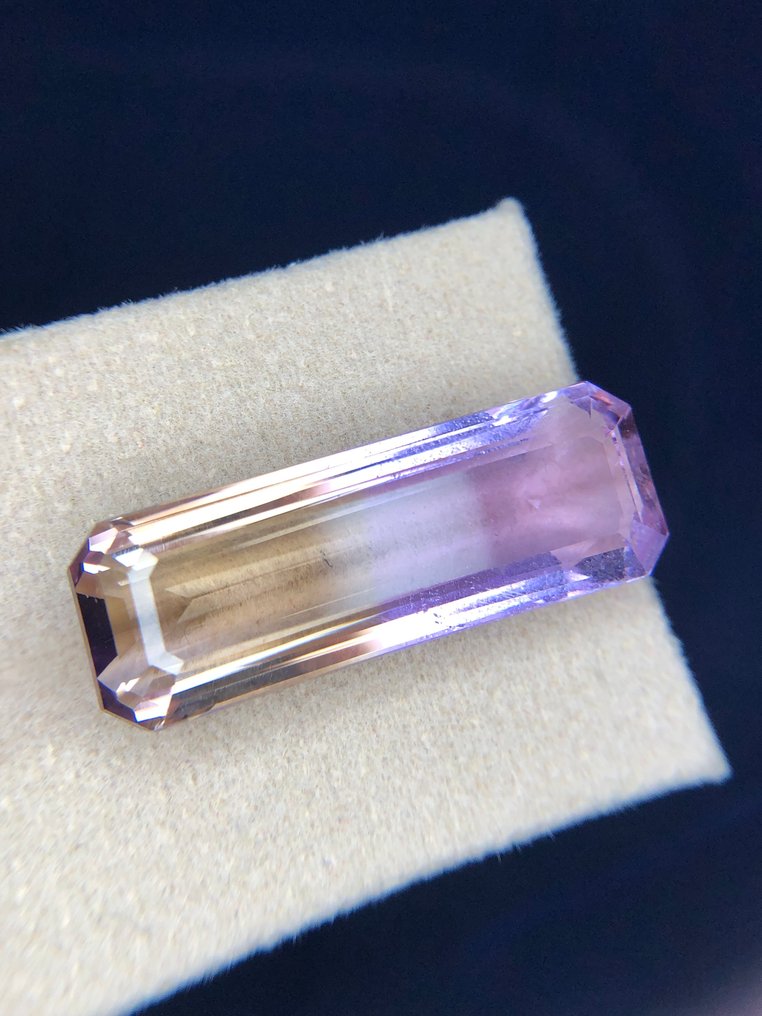 Bez ceny minimalnej
 - 1 pcs  dwukolorowy Ametryn  - 23.28 ct - Międzynarodowe Stowarzyszenie Kolorowych Kamieni Szlachetnych (ICA GemLab) - Uroczy kawałek #103 #1.0