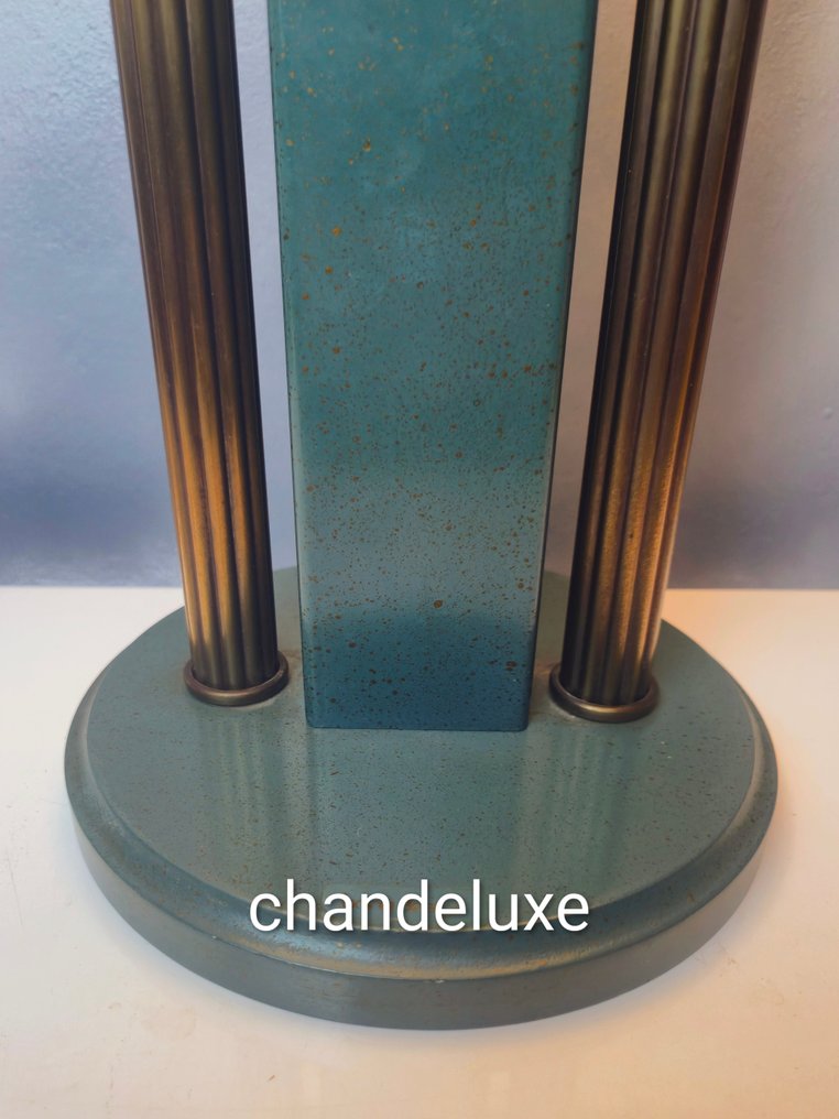 ★ HERDA - 台灯 - Vintage XL Regency Lamp - 80 cm - 木, 铜, 金属 #3.2