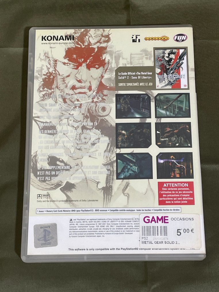Sony - Playstation 2 (PS2) - Metal Gear Solid 2 et 3 - 電動遊戲 - 帶原裝盒 #3.2