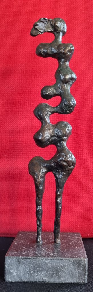 Mogelijk Etienne Ety Bagchus (1940-2012) - 雕塑, De "Betekenis" - 35.5 cm - 铜绿青铜 #3.2