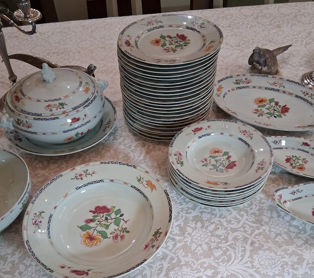 limoges - Raynaud - Table service for 12 (40) - Formosa - Porcelain #1.0