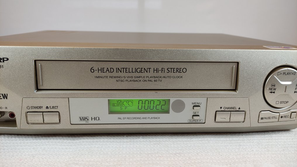 sharp - model VC-MH781GM(S) Cassetterecorder-speler #2.1