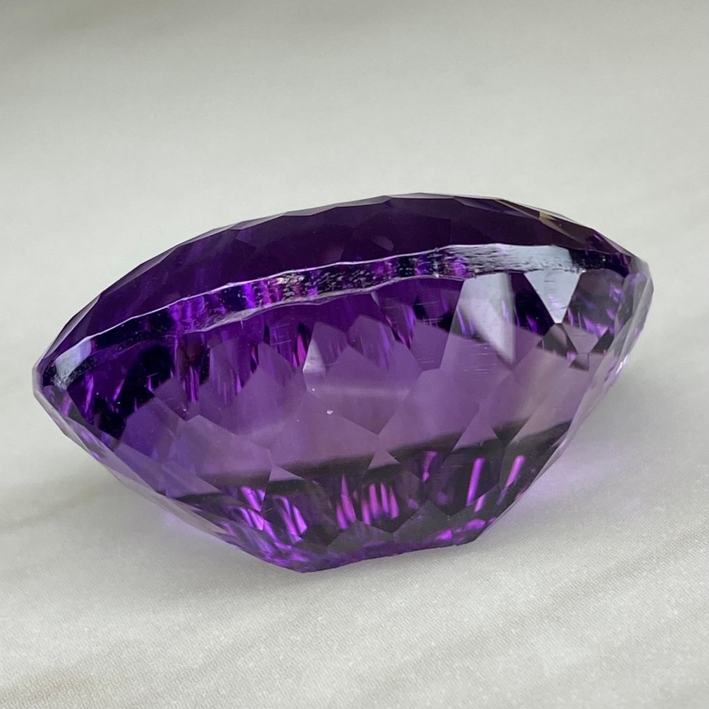 没有保留价 紫色 紫水晶  - 92.38 ct - 国际有色宝石协会（ICA GemLab） - 专属精准切割 #4.3