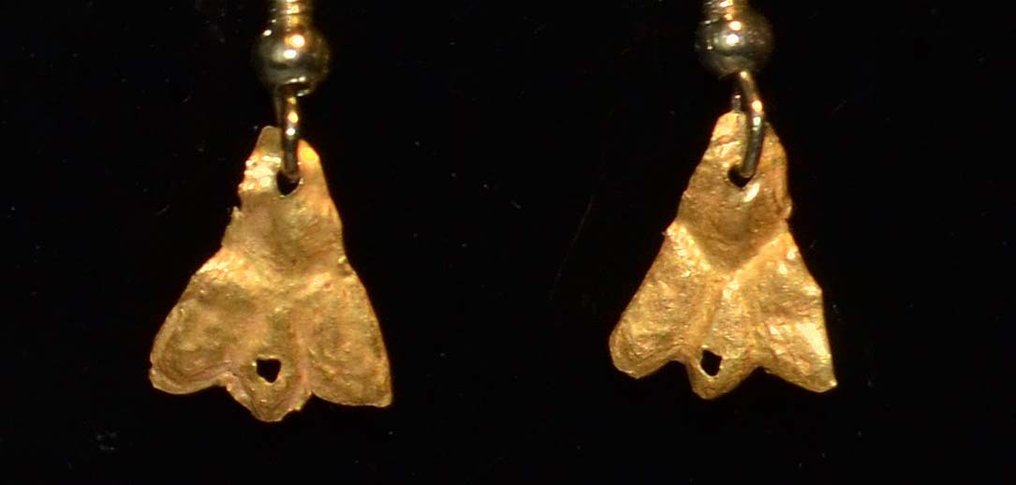 Det Gamle Egypten, Den Sene Periode Gulguld Øreringe #1.0