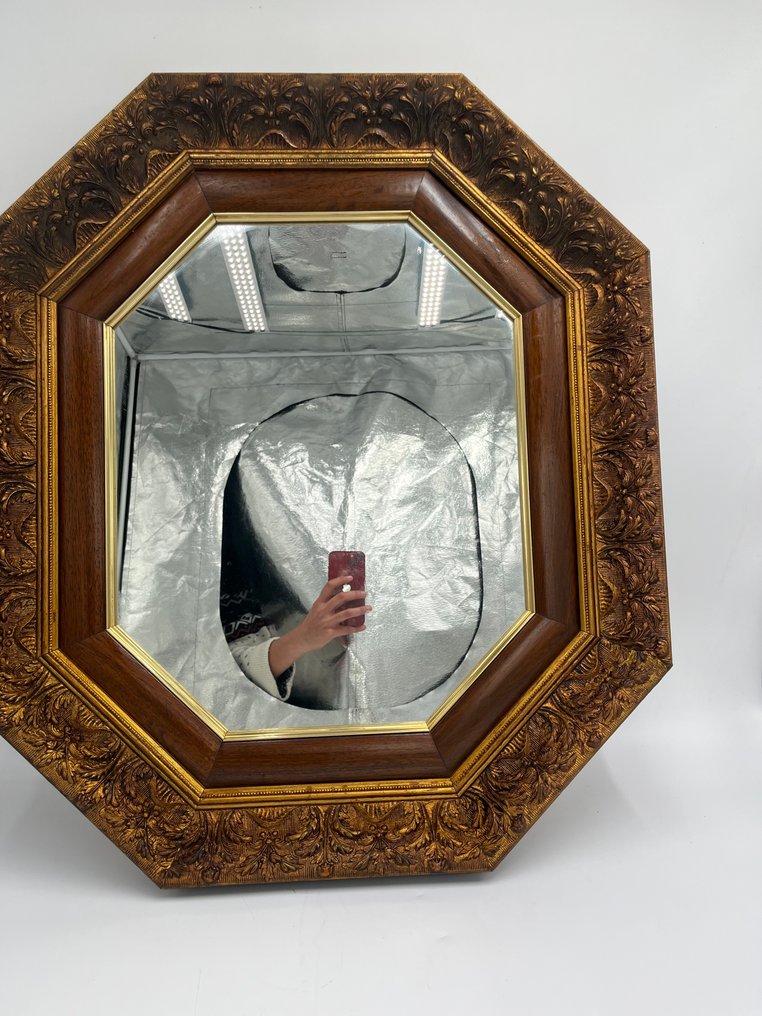 Moldura - Madeira - Espelho dourado clássico #1.0