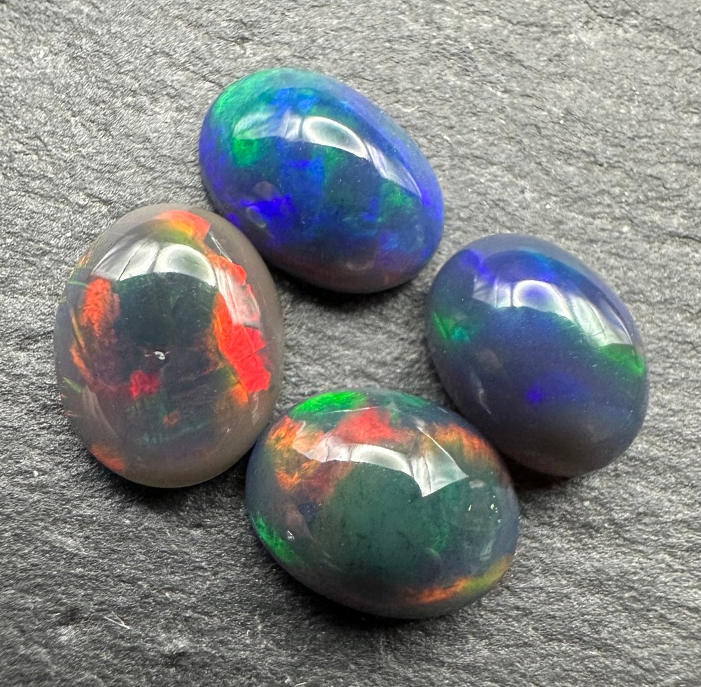 5,20ct Opaal Cabochons- 1.04 g - (4) #1.0