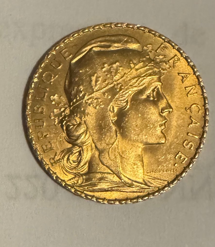 Frankrig. 20 Francs 1908 #1.0