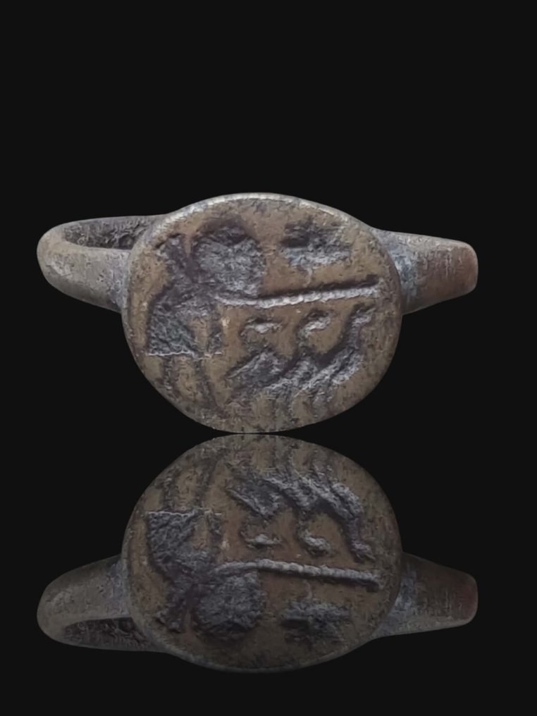 Römisches Reich Atemberaubender & seltener Seal Ring #2.1