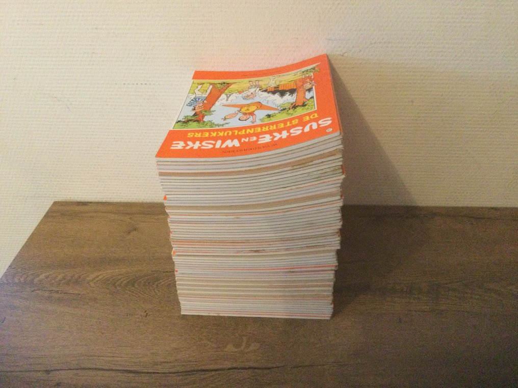 Suske en Wiske in de range 146 t/m 220 - 60 Album - Πρώτη έκδοση/ανατύπωση - 1976/2000 #2.1
