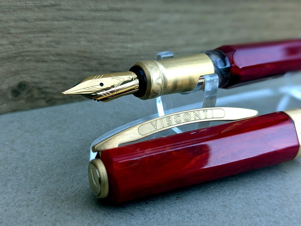 Visconti - Opera Gold Red - Fountain Pen - 沒有保留價 - 鋼筆 #1.0