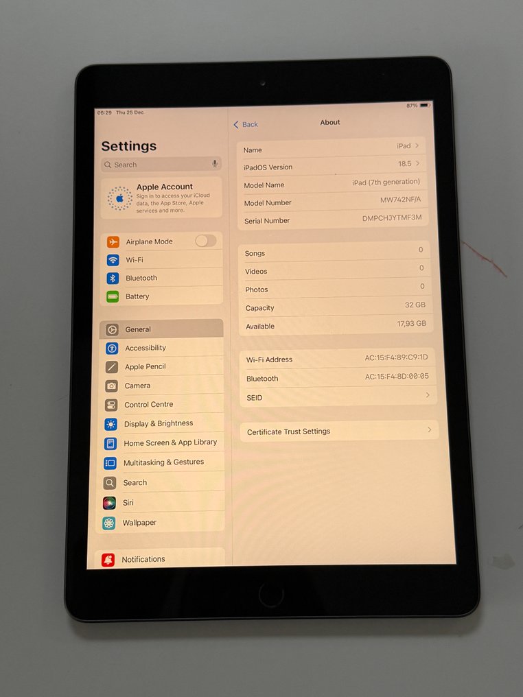 Apple iPad 7th Gen 10.2" - WiFi - 32 GB - Space Gray - Handy (1) #2.1