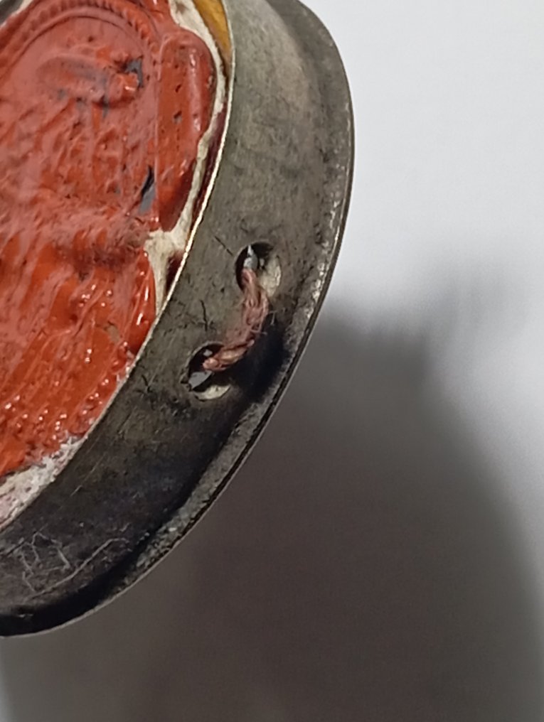  聖物匣 - 鍍銀, 玻璃, 紡織品 - 1800-1850 - San Rocco  #4.3