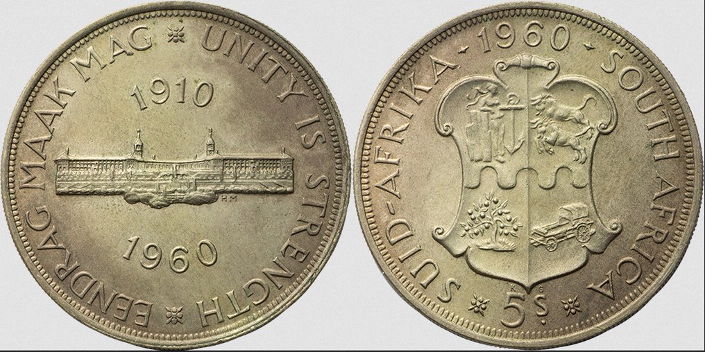Sudáfrica. 5 Shillings 1960 #2.1