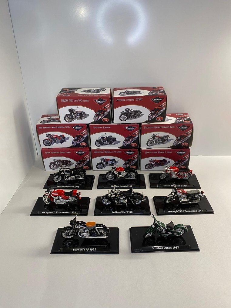 Classic 1:24 - 模型摩托车  (8) - Various classic motorcycle models #1.0