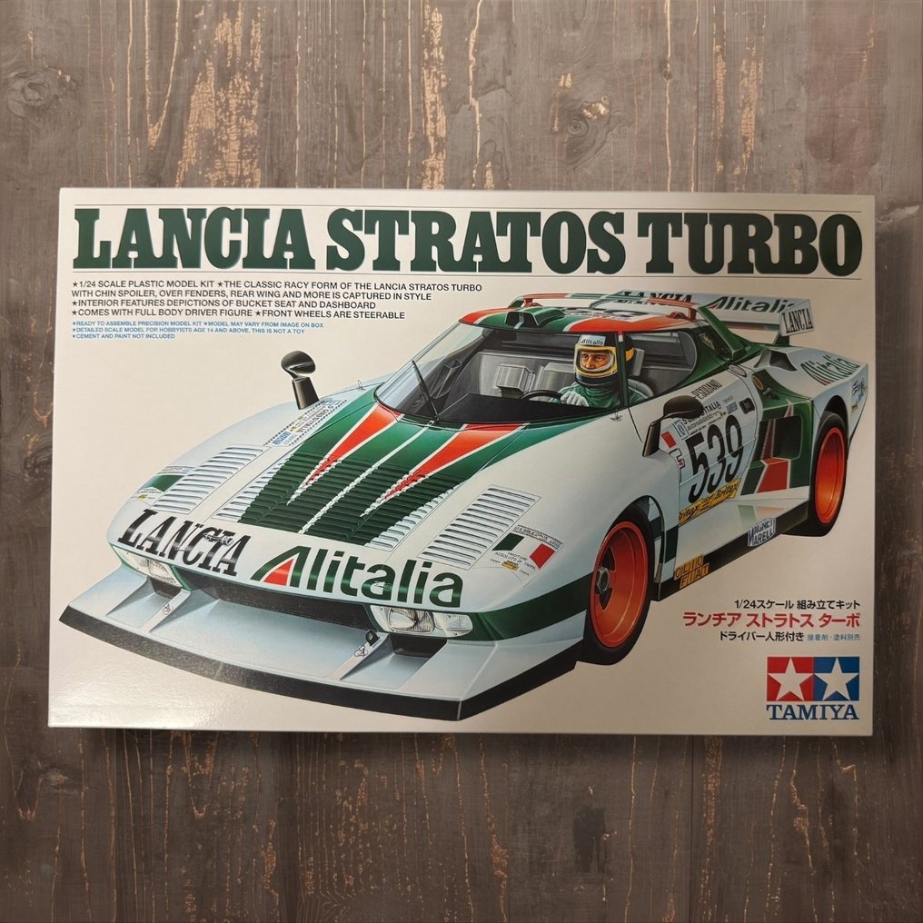 Tamiya - Auto giocattolo LANCIA STRATOS TURBO 1/24 Full Display Model Kit - 1980-1990 - Giappone #1.0