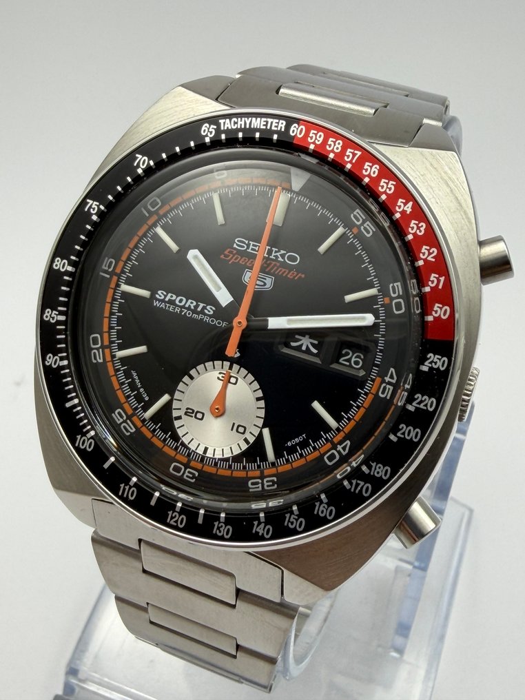 Seiko - Speedtimer “Coke” 6139-6030 Chronograph - Ingen mindstepris - Mænd - 1970 #2.1