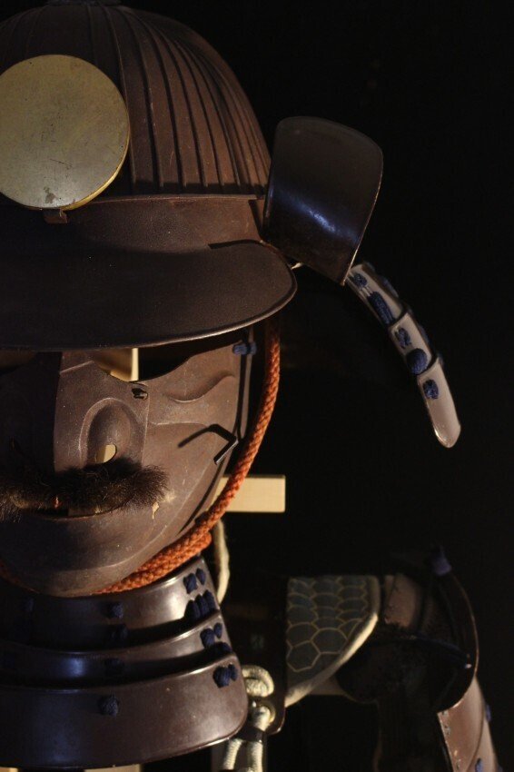 盔甲 - 日本 - 铁沙铁漆大泽川尼麻布甲胄，盔甲/判定书：Y1-11 江戶時代晚期 #1.0