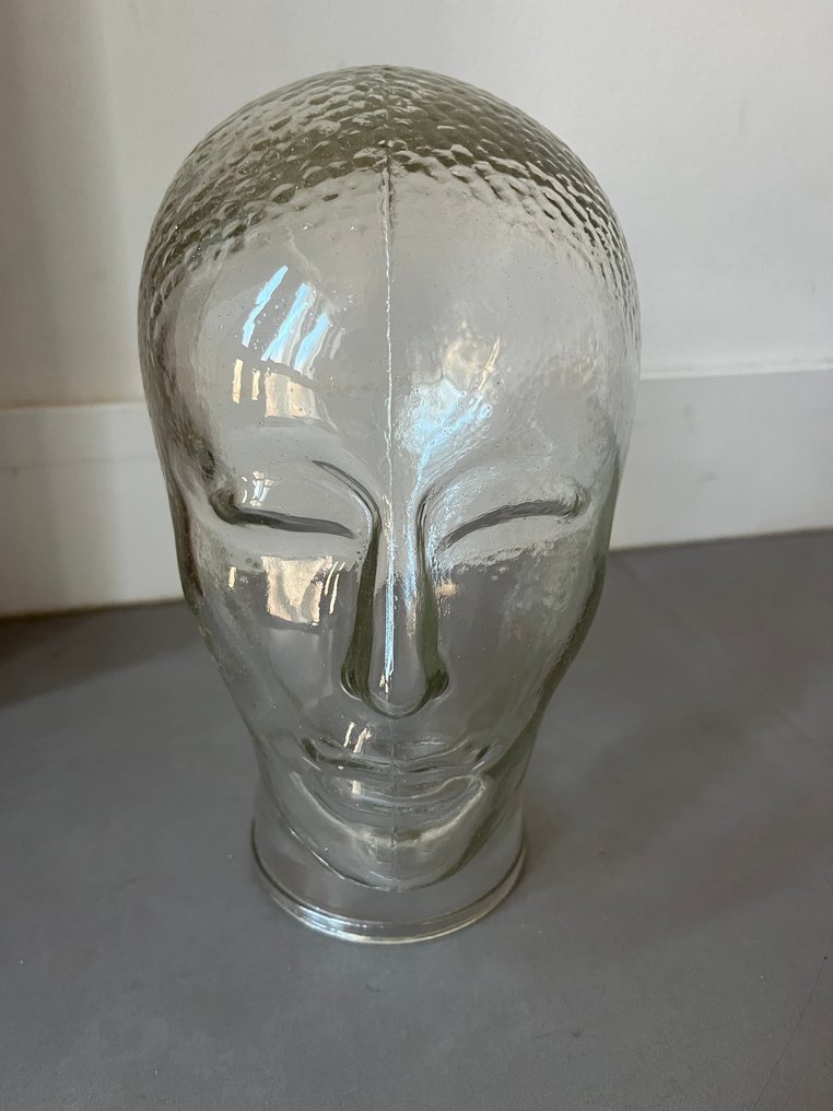 人体模型 - Vintage glazen hoofd - 玻璃 #2.1