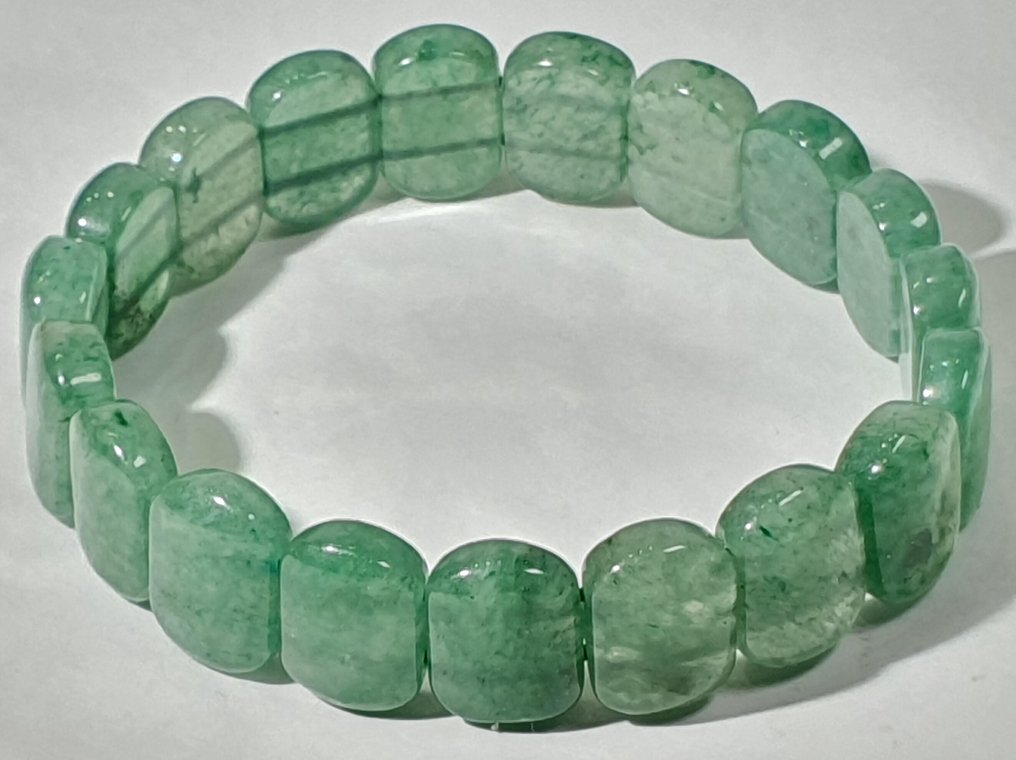 3 条天然手链：粉水晶、紫水晶和绿 Aventurina——优质矿物 - 手镯 #3.2