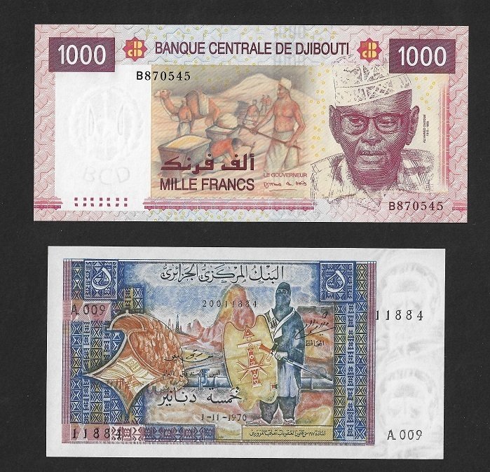 Világ. - 5 Banknotes - Various Dates  (Nincs minimálár) #2.1