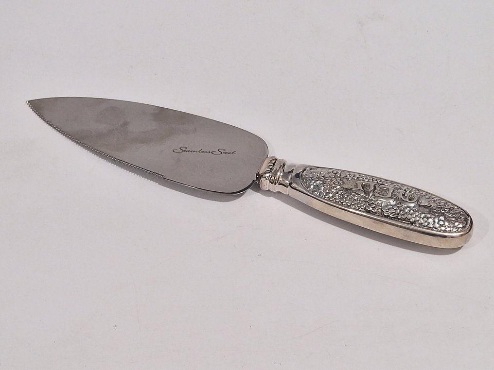  Judaica - .925 silver - 1960-1970 - Sabbath cake server.  #1.0