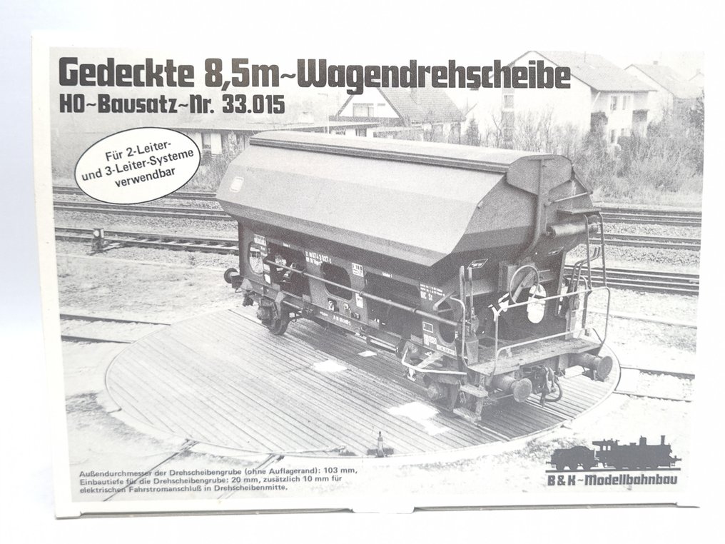 Bochmann & Kochendörfer H0 - 33.015 - Modellbahngleise (1) - 8,5 Mio. Wagen-Draaischijf #1.0