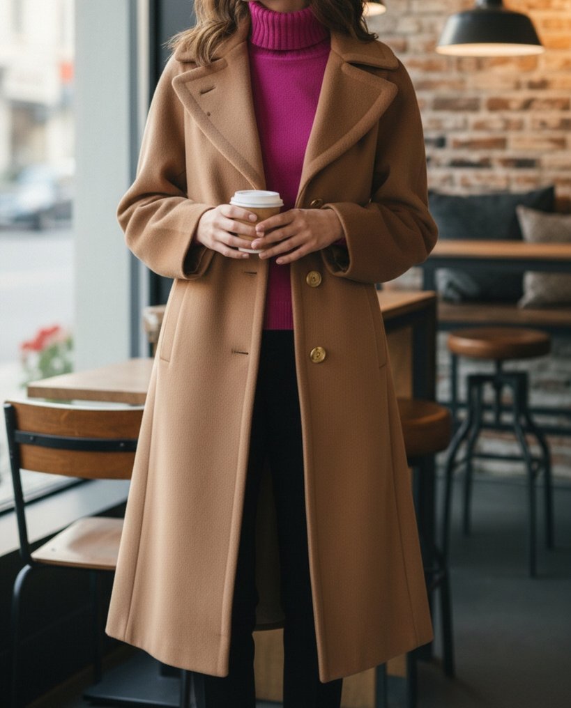 TOMBOLINI -size 44 - 100% lana - Coat - New with tags #1.0